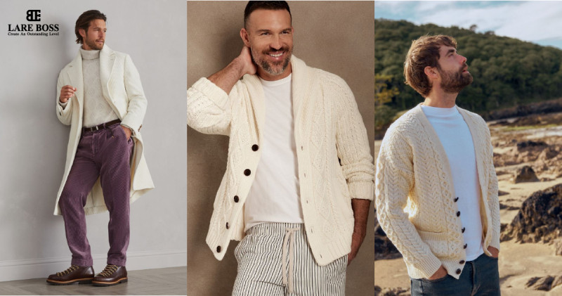  Cách Phối Đồ Với Áo Khoác Len Nam Hàng Hiệu